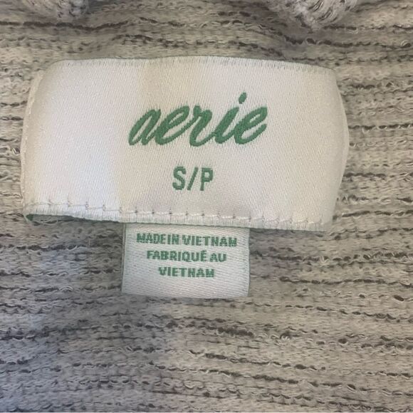 Aerie Grey Marled Light Weight Pull Over Size Small Oversized - Picture 5 of 9